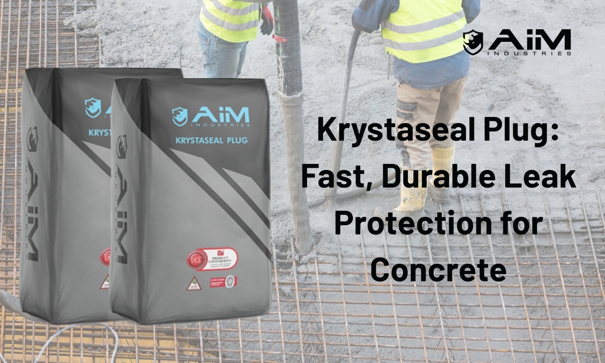 Use Krystaseal Plug
